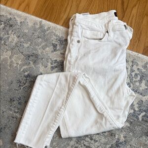 Banana Republic Women's White Skinny Jeans